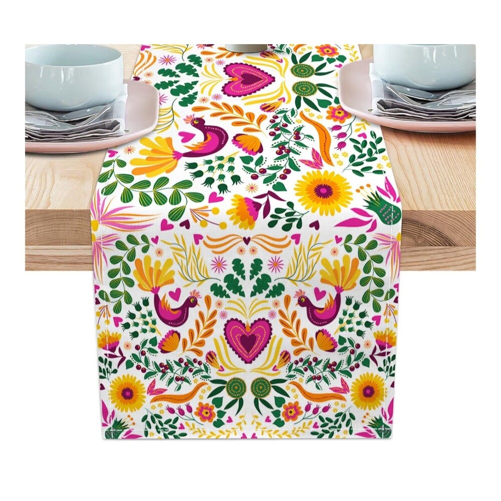 Mexican Table Runners for Fiesta Day of the Dead Dia De Los Muertos 13"x 71"